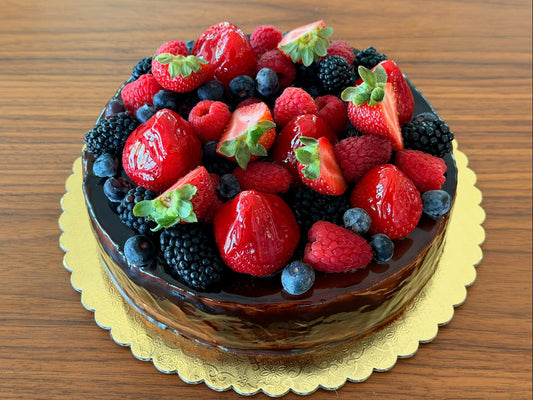 Berries & Chocolate Truffle Cake